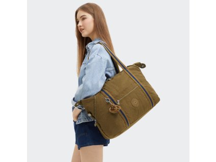Taška ART M Dry Laurel, béžová, Kipling Kipling