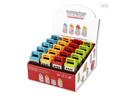 Display Mini-Reibe 20 Stuck, Weis