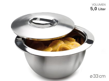 Termomísa s víkem nerezová 5l, Weis