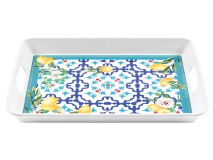 Velký podnos s uchy FLOWER&LEMON 47.7 cm Guzzini