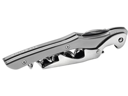 Dvoukrokový číšnický otvírák TITANIUM, šedý matná titan Farfalli