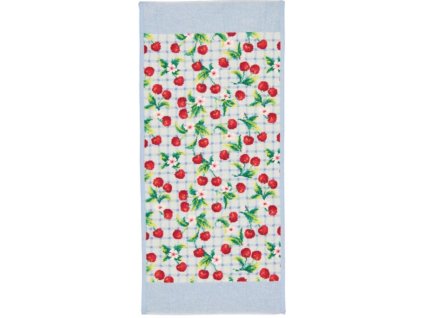 Ručník 37 x 80 cm CHERRY PICNIC, světlá modrá, Feiler
