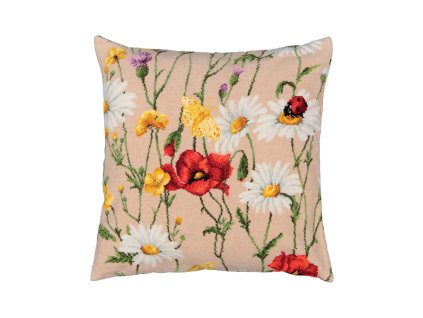 Povlak na polštář 45 x 45 cm DAISY FIELD, béžová Feiler