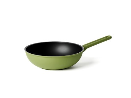 Wok pánev Ø 28 cm COOK&COLOR, avokádo zelená Guzzini
