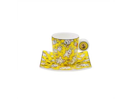 Espresso šálek Mauro BergonzoliMagic Bunnies Gold, Goebel