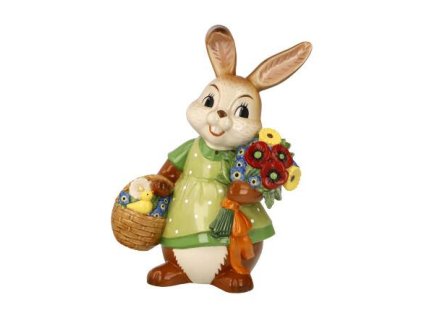 Velikonoční figurka zajíčka - A Floral Greeting, Goebel