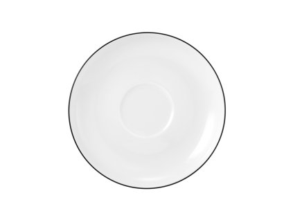 Podšálek 15 cm sada 6 kusů LIDO BLACK LINE Seltmann Weiden