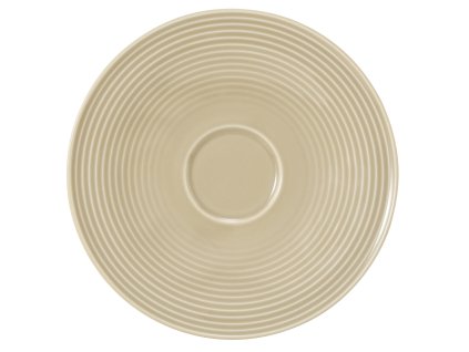 Podšálek 16.5 cm BEAT SANDBEIGE sada 6 kusů, béžová Seltmann Weiden