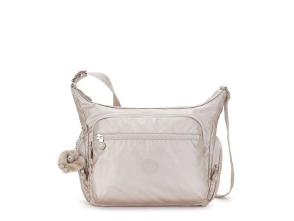 Kabelka GABBIE S Metallic Glow, zlatá, Kipling Kipling
