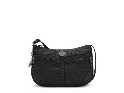 Kabelka IZELLAH Signature Emb, černá, Kipling Kipling