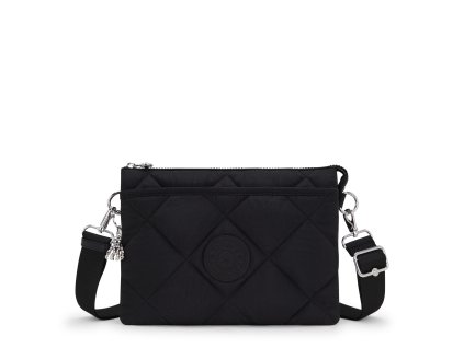 Kabelka RIRI L K.QUILT Cosmic Black Quilt, černá, Kipling Kipling