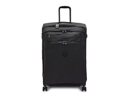 Kufr New Youri Spin L Signature Emb, černá, Kipling Kipling