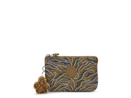 Peněženka CREATIVITY S Undersea Leaves, hnědá, Kipling Kipling