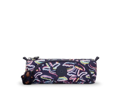 Školní penál CUTE Palm Fiesta, modrá, Kipling Kipling