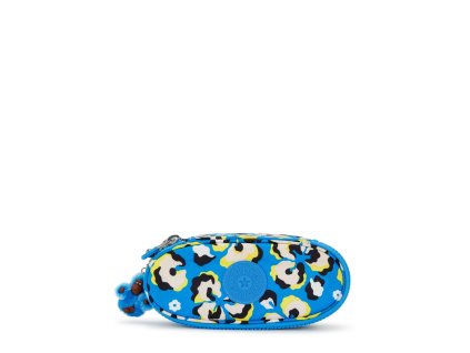 Školní penál DUOBOX Leopard Floral, modrá, Kipling Kipling