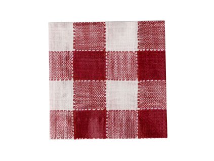 281277 281277 281277 ubrousek 33x33 cm ida check cervena stromshaga