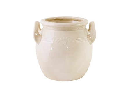 281448 281448 vysoky kvetinac 4 ltr brobacka cream white kremova stromshaga