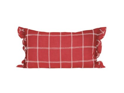 Cushion Cover Alma 40 x 60 Red/White, Stromshaga