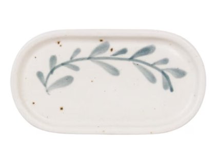 Small Plate Viola Leaf Green, Stromshaga