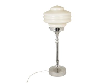 Mosazná stolní lampa VALTER, bílá  Strömshaga