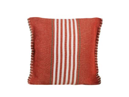 Cushion Cover Finnveden 50 x 50 Red/Off White, Stromshaga