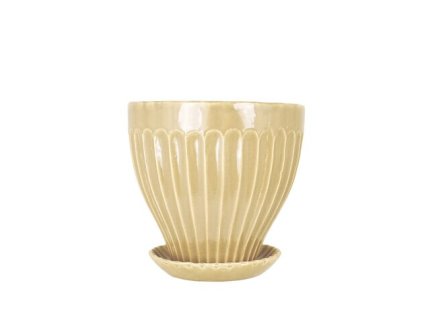 283890 pot anna 21 cm yellow stromshaga