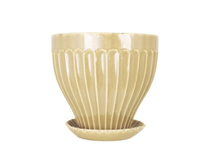 283893 pot anna 25 cm yellow stromshaga