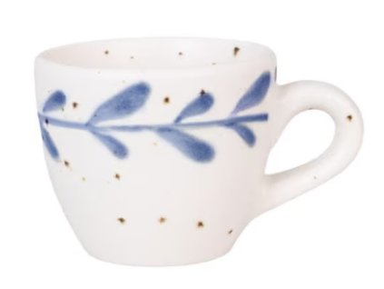 Espresso Cup Viola Leaf Blue, Stromshaga