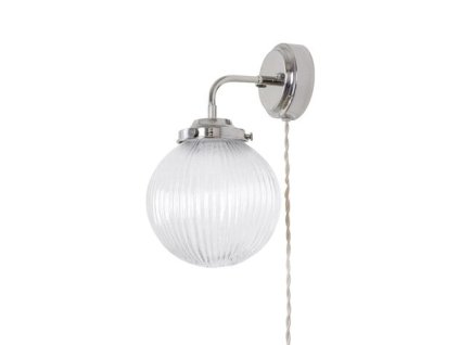 Koupelnová nástěnná lampa EIVOR, čirá Strömshaga