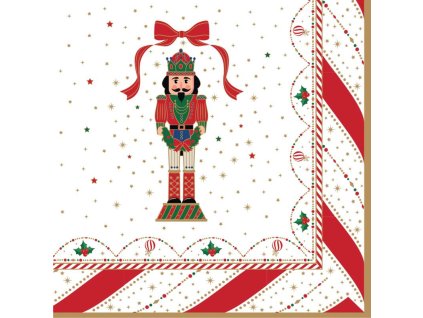 287211 1 287211 1 738 738 738 serviettes en papier 33x33cm nutcracker twist
