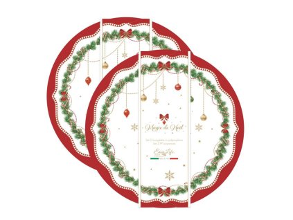287247 1 287247 1 870 870 870 set 2 tovagliette tonde in pp o 345 cm magie de noel