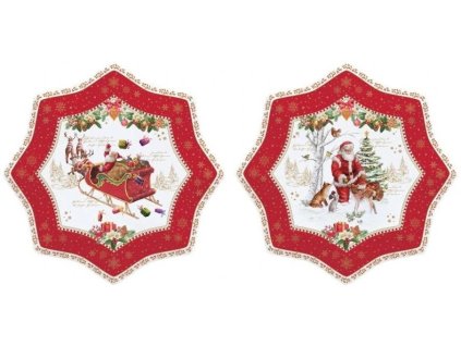 287421 1 287421 1 1212 1 1212 1 1212 1 1212 coffret 2 assiettes etoile en porcelaine o 20 cm christmas memories kopie