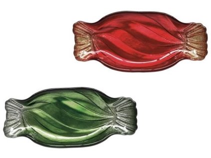 1956 1 1956 1 1956 1 sklenena miska sada bonbon 2 kusy christmas twist