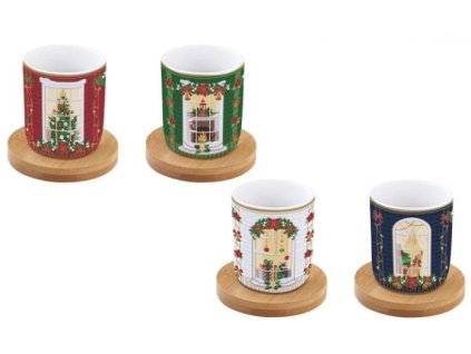 288024 1 288024 1 2283 1 2283 1 2283 1 2283 1 2283 set 4 bicchierini caffe 110 ml c piattini in bamboo in gift box festive avenue kopie