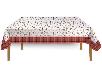 3162 3162 3162 nappe 12 personnes 100 coton 250x145 cm vintage nutcracker