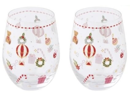 3486 1 3486 1 3486 1 sklenice 500 ml sada 2 kusy christmas twist