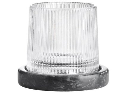 4329 4329 set 2 bicchieri c sottobicchiere in marmo nero in color box trasparente 1