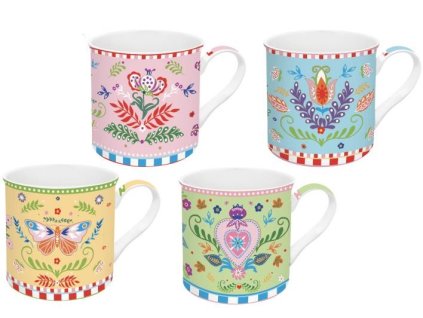 289041 289041 5088 1 5088 1 5088 1 set 4 mug 300 ml in porcfine china in gift box spring folk 1