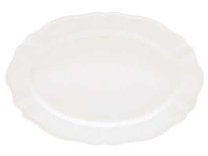 289233 289233 5292 5292 5292 plat oval 36x25cm en porcelaine perle bianco