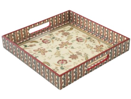 4488 4488 vassoio quadrato 30x30x45 cm in mdf in cb paisley beige 1