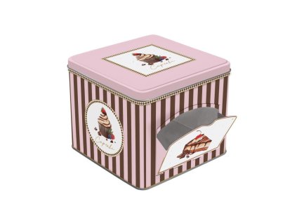 290079 290079 69 69 69 scatola in latta porta caramelle 14x14x12 h sweet moments
