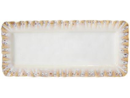 290754 piatto rett 36x16 in porc oceania ocra