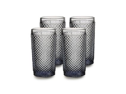 0005043 pt bicos pack com 4 copos altos cinza