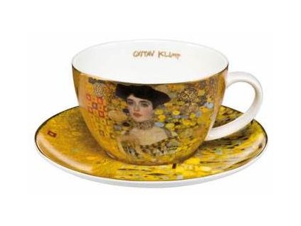 Čajový šálek a podšálek Klimt Adele Bloch-Bauer, Goebel