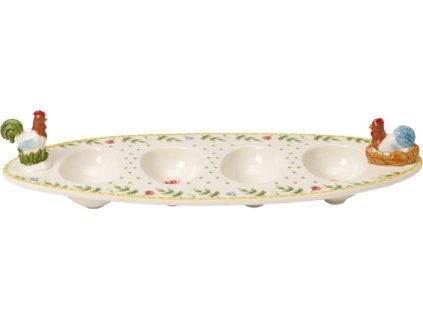 Villeroy & Boch Spring Awakening Podnos na vejce Kohout a slepice