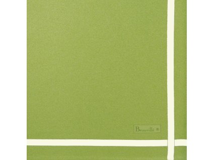 Beauvillé Bicolore zelený ubrousek 52x52 cm