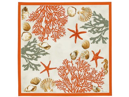 4274 ubrousek corail 52x52 cm cervena beauville