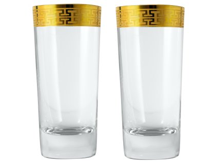 Zwiesel Glas Hommage Gold Classic sklenice na longdrink velká, 2 kusy