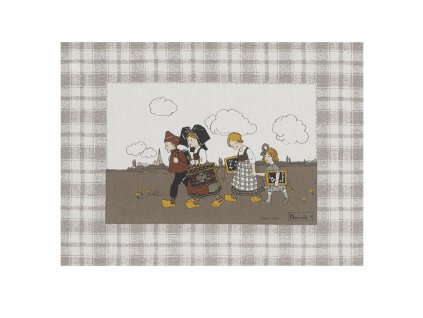 Beauvillé Ecole Buissonniere prostírka 35x45 cm, sada 2 kusů
