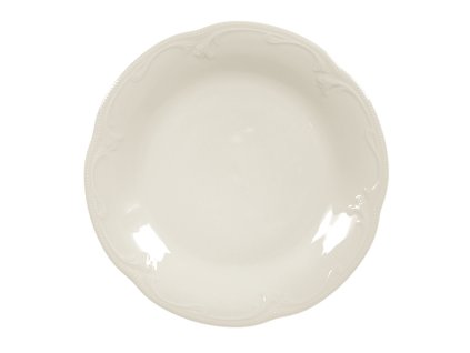Rubin Cream Uni Mělký talíř 25 cm, Königlich Tettau